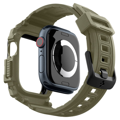 Spigen Apple Watch 11/10 Series Case+Band – Rugged Armor Pro